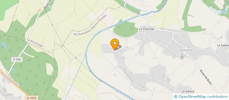 localisation de l'entreprise PONCET PAYSAGE  LES AVENIERES VEYRINS-THUELLIN