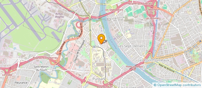 localisation de l'entreprise PONCETTO à TOULOUSE