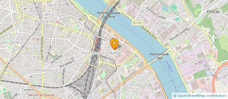 localisation de l'entreprise PONCIANO  BORDEAUX