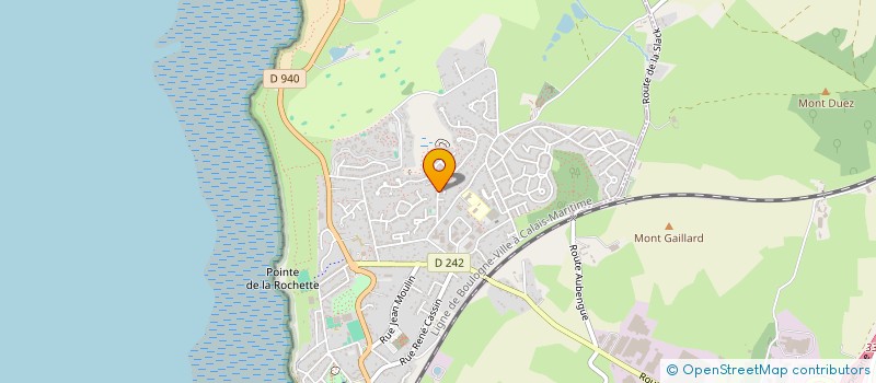 localisation de l'entreprise PONCIN  WIMEREUX