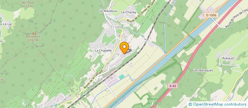 localisation de l'entreprise PONCTUAL DRIVER  CRUET