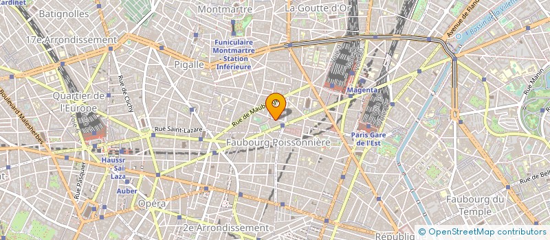 localisation de l'entreprise PONCTUEL SERVICE COURSE à PARIS