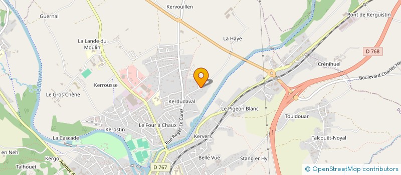 localisation de l'entreprise PONDI SOL à PONTIVY