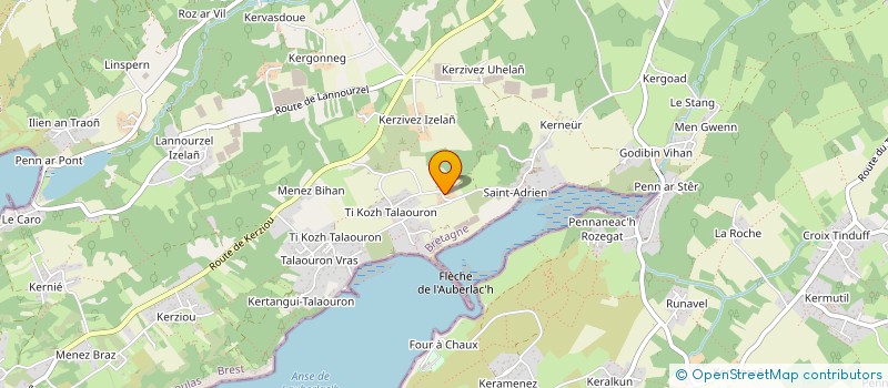 localisation de l'entreprise PONENT-971 à PLOUGASTEL-DAOULAS