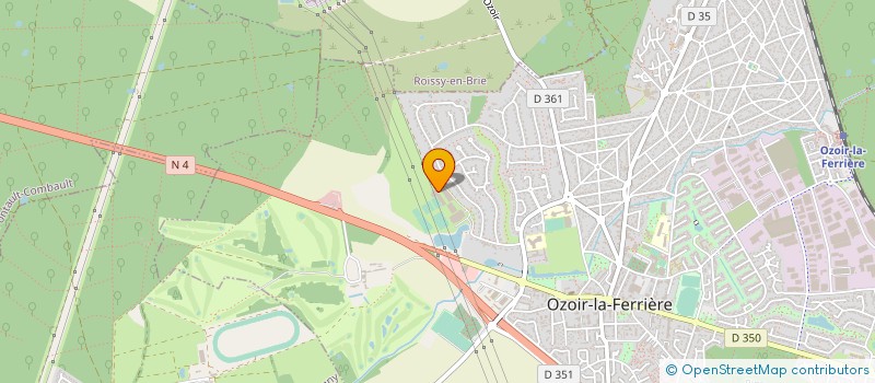 localisation de l'entreprise PONEY CLUB D'OZOIR  OZOIR-LA-FERRIERE