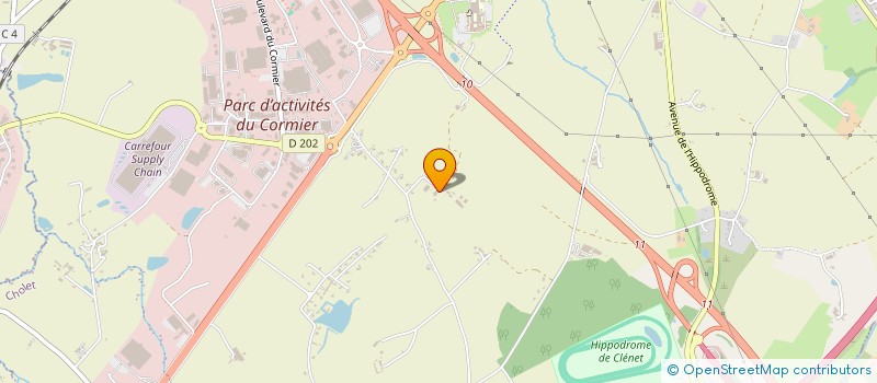 localisation de l'entreprise PONEY CLUB DE CHOLET à CHOLET