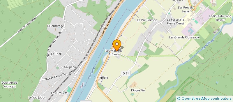 localisation de l'entreprise PONEY CLUB DE CONTRES  LE CONTROIS-EN-SOLOGNE