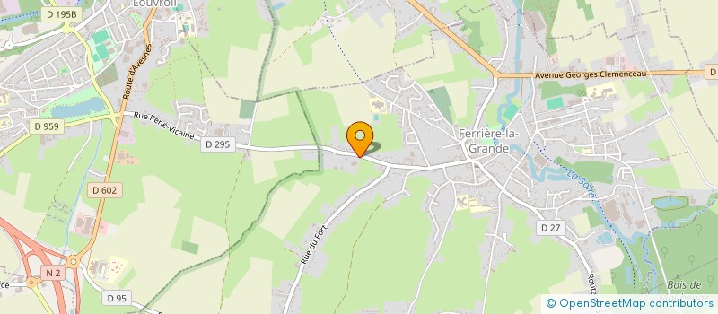 localisation de l'entreprise PONEY CLUB DE LA FACHE DE BRAY  FERRIERE-LA-GRANDE