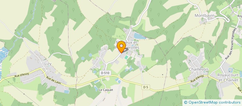 localisation de l'entreprise PONEY CLUB DE MERLIEUX  MERLIEUX-ET-FOUQUEROLLES