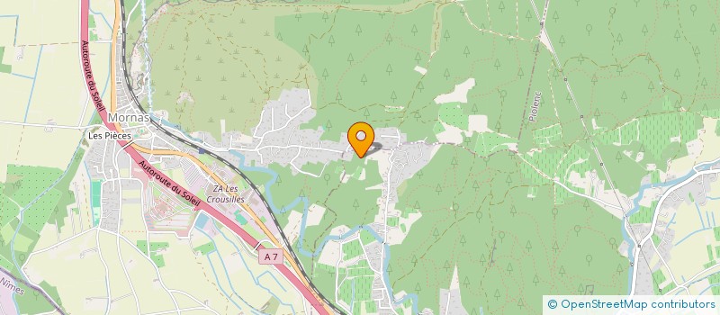 localisation de l'entreprise PONEY CLUB DES VALBONNETTES à PIOLENC