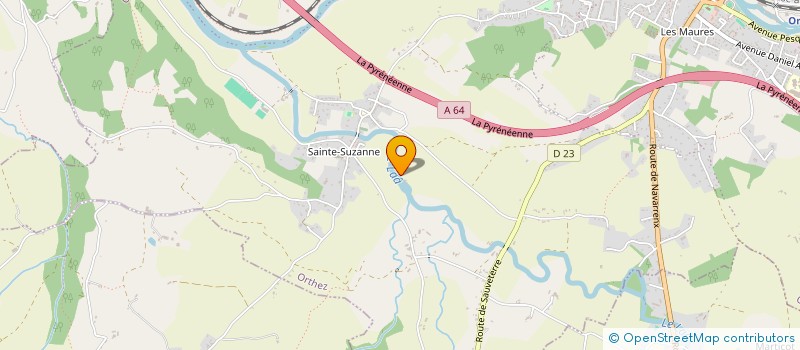 localisation de l'entreprise PONEY CLUB DU GEU  MASLACQ