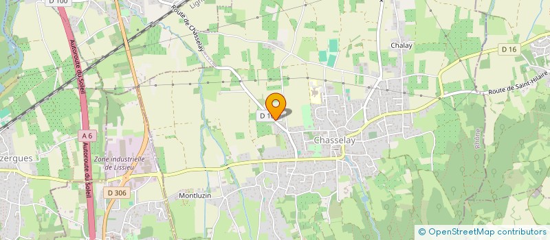 localisation de l'entreprise PONEY CLUB DU GRAND CELARD  CHASSELAY