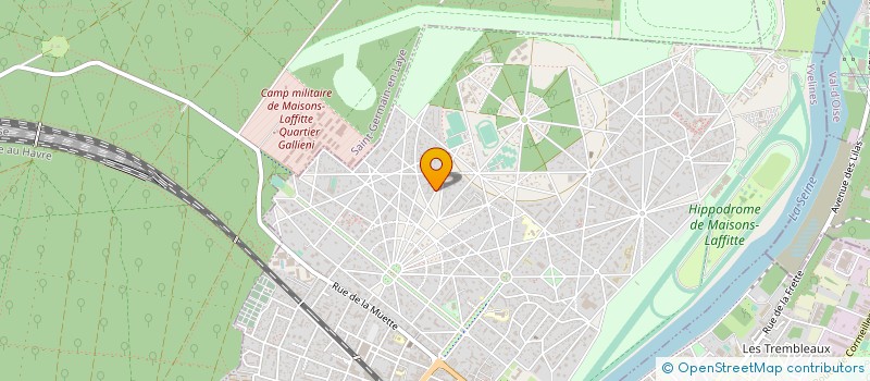 localisation de l'entreprise PONEY CLUB DU PARC à MAISONS-LAFFITTE