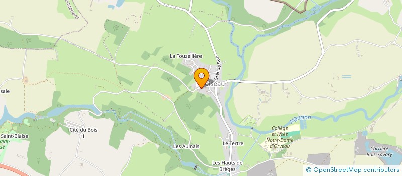 localisation de l'entreprise PONEY NATURE ET ATTELAGES DE LA BUTTE à SEGRE-EN-ANJOU BLEU