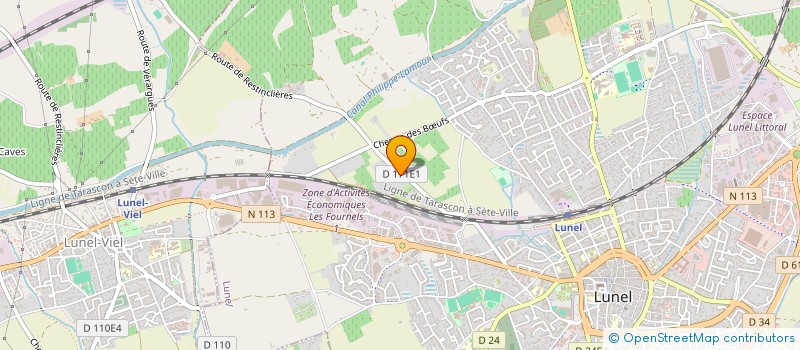 localisation de l'entreprise PONEY STAR  LUNEL