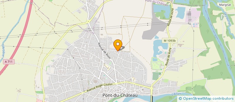 localisation de l'entreprise PONGATO  PONT-DU-CHATEAU