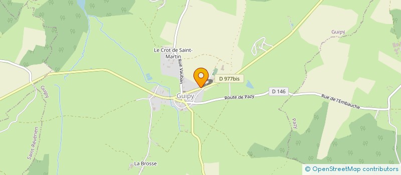 localisation de l'entreprise PONGE MATERIEL AGRICOLE  GUIPY