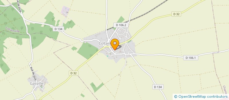 localisation de l'entreprise PONGISTE CLUB COLTAINVILLE T T à COLTAINVILLE