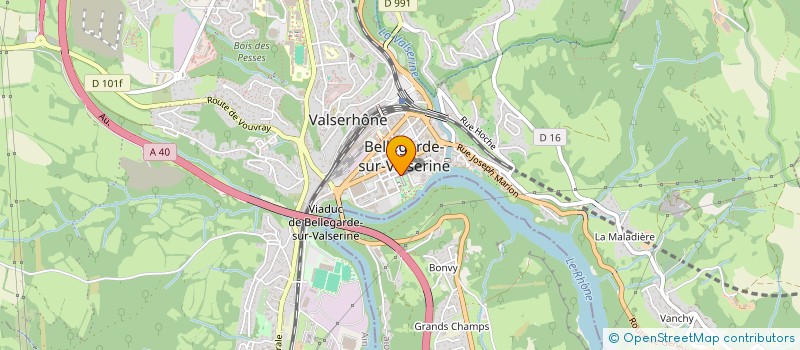 localisation de l'entreprise PONGUIMAR  VALSERHONE