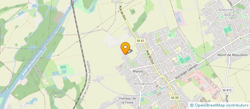 localisation de l'entreprise PONIYO  ANNULLIN