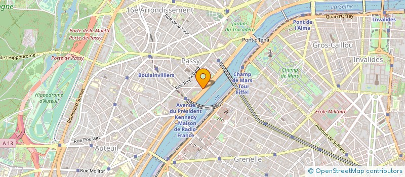 localisation de l'entreprise PONKEN à PARIS