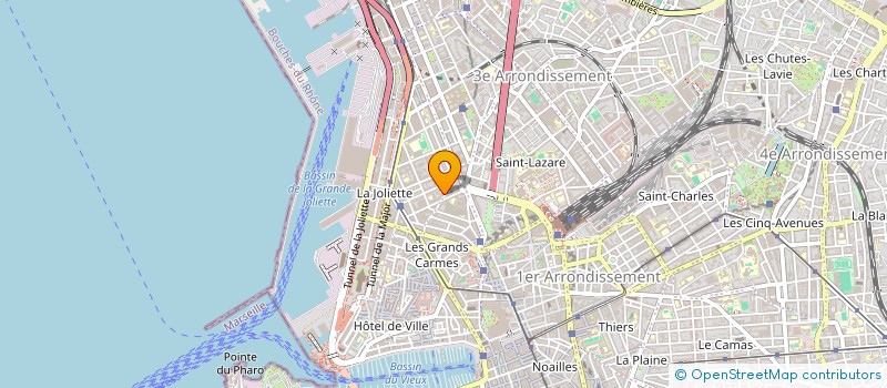 localisation de l'entreprise PONLA X à MARSEILLE