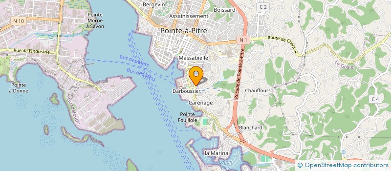 localisation de l'entreprise PONMSIRET ASSISTANCE à POINTE-A-PITRE