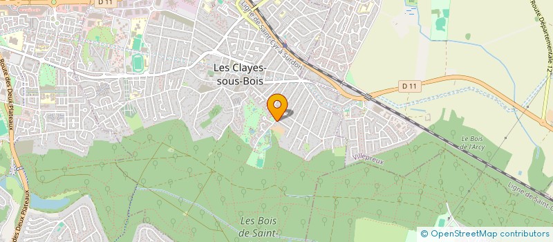 localisation de l'entreprise PONOS à LES CLAYES-SOUS-BOIS