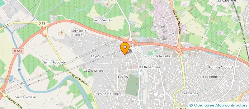 localisation de l'entreprise PONOS à BEZIERS