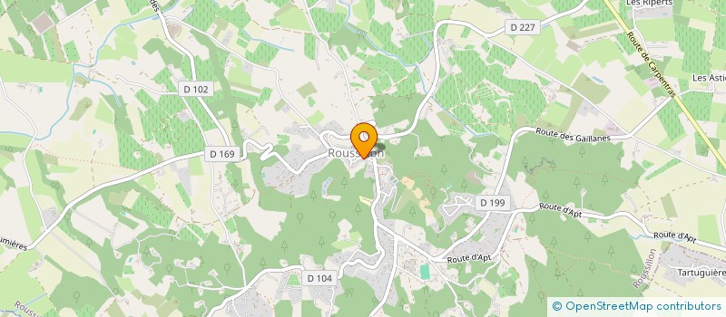 localisation de l'entreprise PONOS ASSOCIES  ROUSSILLON