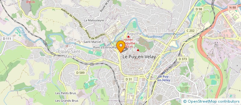 localisation de l'entreprise PONOTIMMO  LE PUY-EN-VELAY