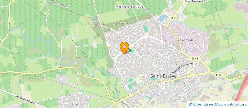 localisation de l'entreprise PONPON  SAINT-ESTEVE