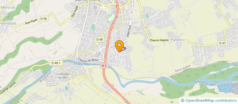 localisation de l'entreprise PONPON OURSON ATYPIQUE  SAINT-ANDRE