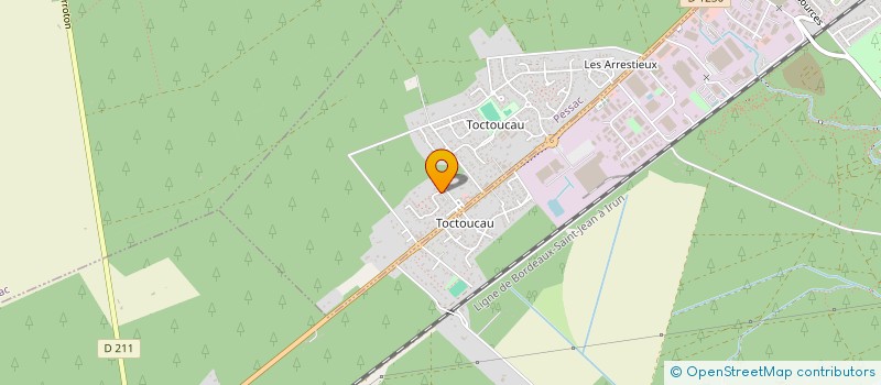 localisation de l'entreprise PONS  PESSAC