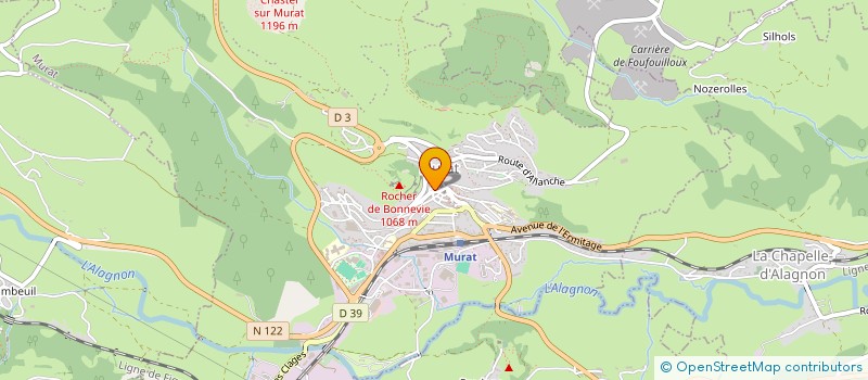 localisation de l'entreprise PONS-CASSAGNE à RIOM-ES-MONTAGNES