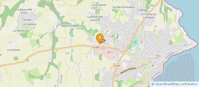 localisation de l'entreprise PONS FINANCES  CANCALE