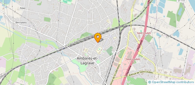 localisation de l'entreprise PONS GAMBETTA  AMBARES-ET-LAGRAVE