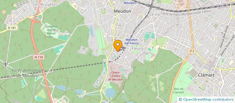 localisation de l'entreprise PONS IMMO CONSEIL à MEUDON