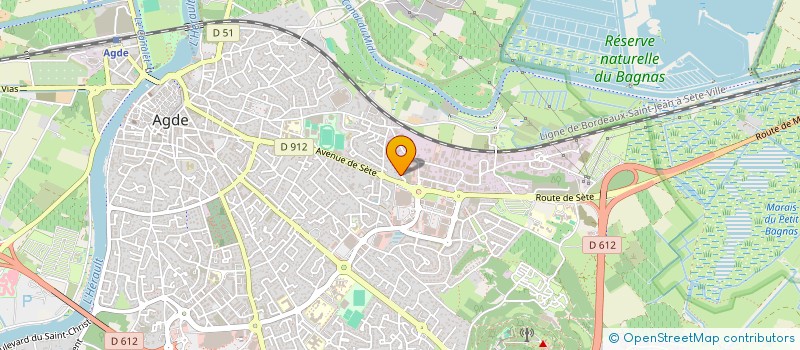 localisation de l'entreprise PONS INDIVISION  AGDE