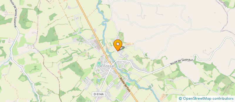 localisation de l'entreprise PONS PLAQUISTE PEINTRE à LE FOSSAT