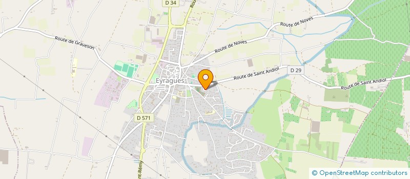 localisation de l'entreprise PONS PRODUCTION à EYRAGUES