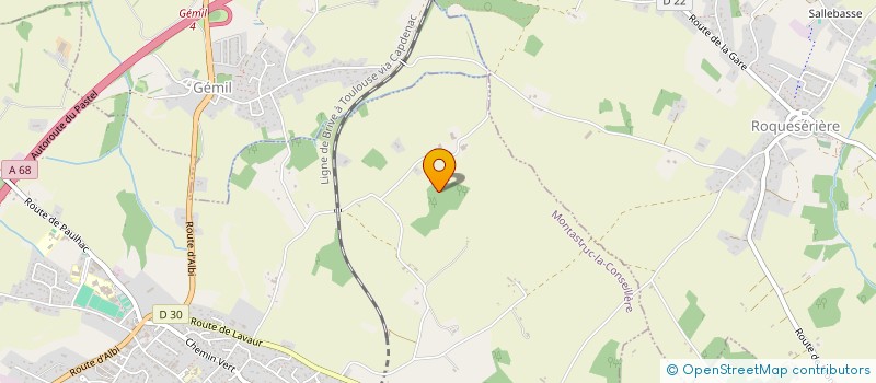 localisation de l'entreprise PONS RENOVATION  MONTASTRUC-LA-CONSEILLERE