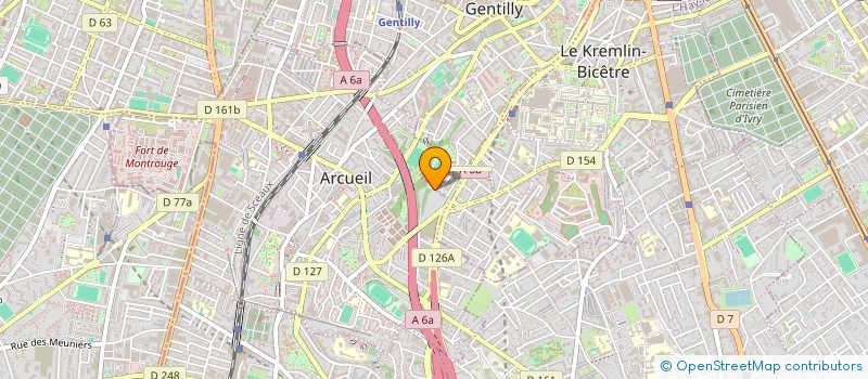 localisation de l'entreprise PONS TRANSPORT  ARCUEIL