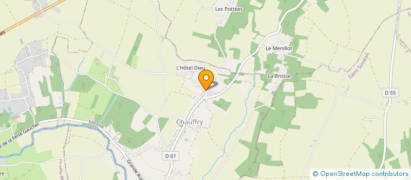 localisation de l'entreprise PONSARD PLOMBERIE à CHAUFFRY