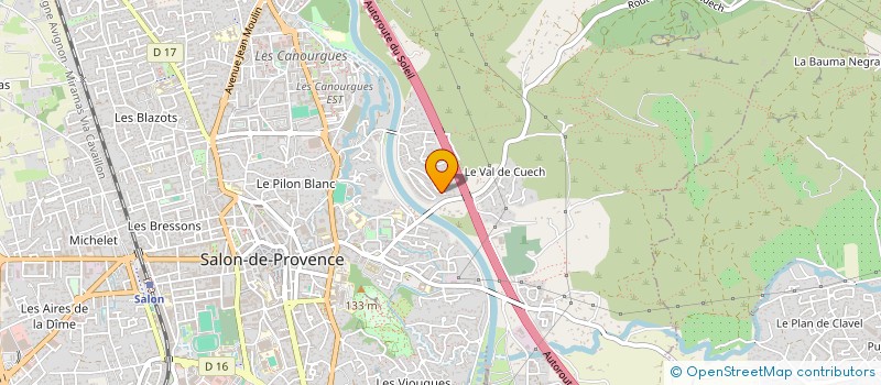 localisation de l'entreprise PONSART FAMILY  SALON-DE-PROVENCE