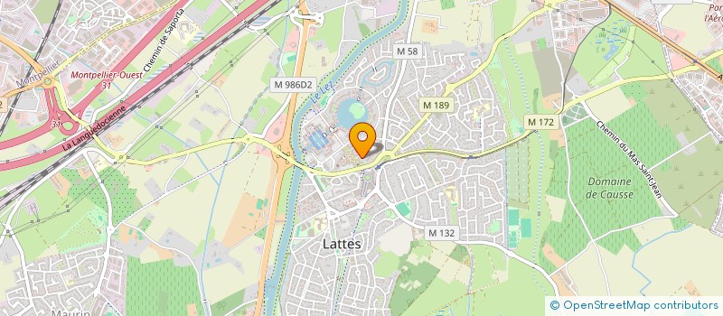 localisation de l'entreprise PONSINVEST à LATTES