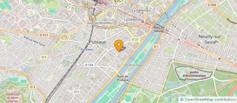 localisation de l'entreprise PONSOR à PUTEAUX