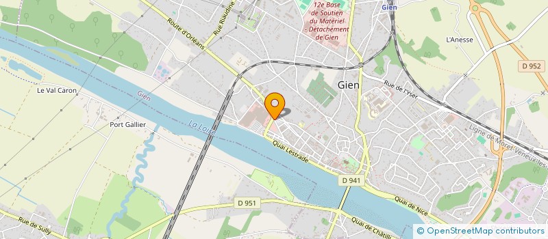 localisation de l'entreprise PONT AUX CHOUX à GIEN