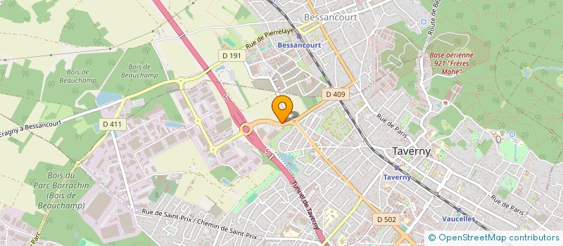 localisation de l'entreprise PONT AUX DAMES à TAVERNY