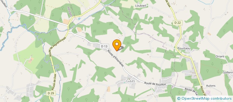 localisation de l'entreprise PONT CHEVRON  GAAS